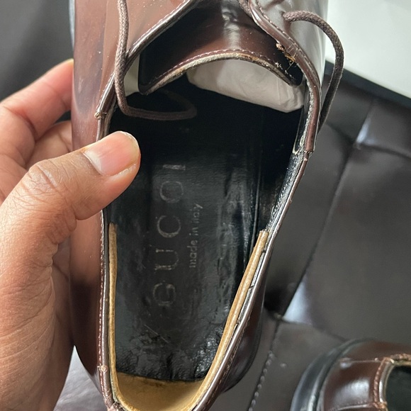 Gucci Brown Leather Oxfords main image 13